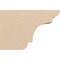 Ekena Millwork 4in. W x 8in. H x 12in. L New Brighton Woodgrain TimberThane Rafter Tail, Primed Tan RFTUR04X08X12NEBRCPR - alternate 4